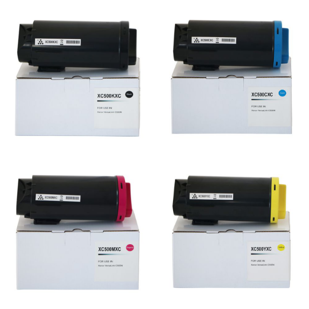 Picture of Compatible Xerox VersaLink C500 High Capacity Multipack Toner Cartridges
