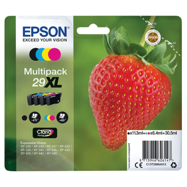 Picture of Genuine Epson Expression Home XP-247 High Capacity Multipack Ink Cartridges