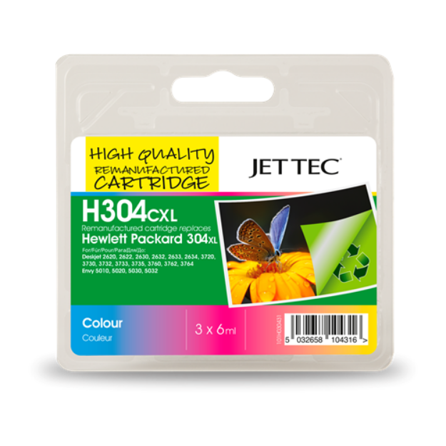 Picture of Remanufactured HP DeskJet 2632 High Capacity Colour Ink Cartridge