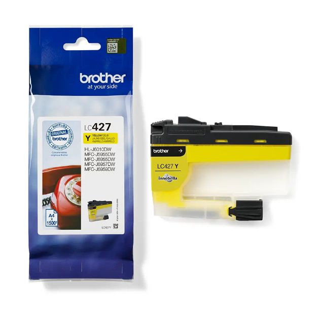 Picture of Genuine Brother LC427 Yellow Ink Cartridge