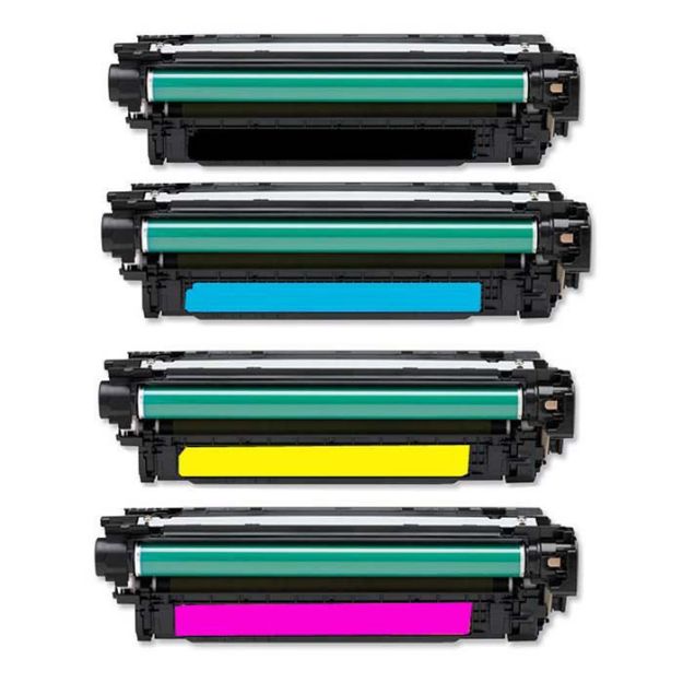 Picture of Compatible HP LaserJet Enterprise 500 Color M551n Multipack Toner Cartridges