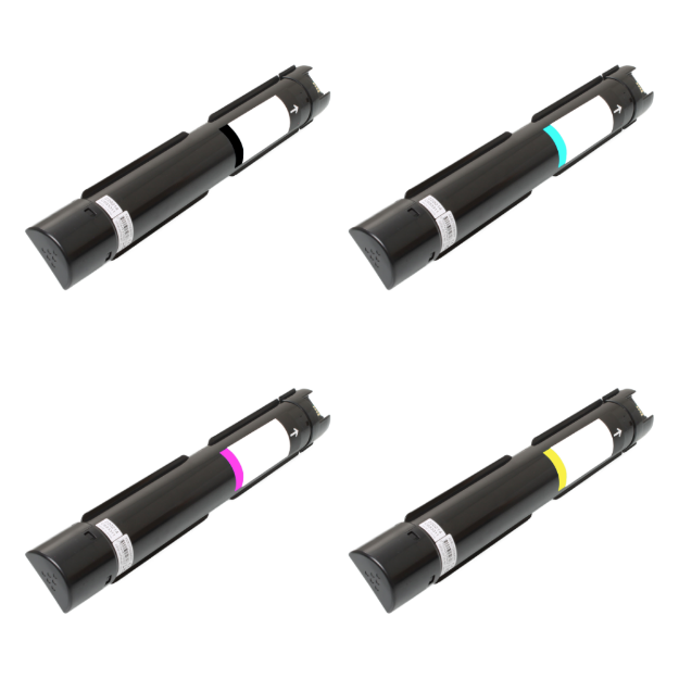 Picture of Compatible Xerox 106R03737, 106R03738, 106R03739, 106R03740 Extra High Capacity Multipack Toner Cartridges