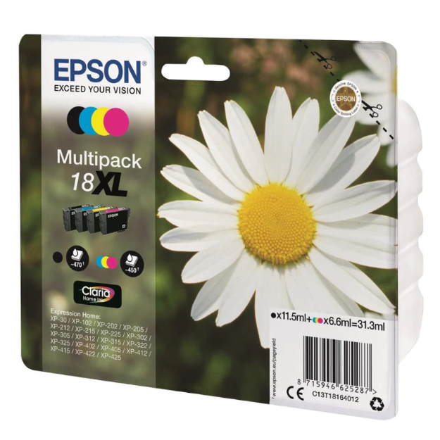 Picture of Genuine Epson Expression Home XP-322 Multipack Ink Cartridges
