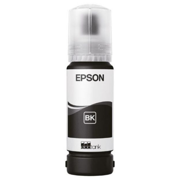 Picture of Epson 107 Black Ink Bottle 70ml - C13T09B140