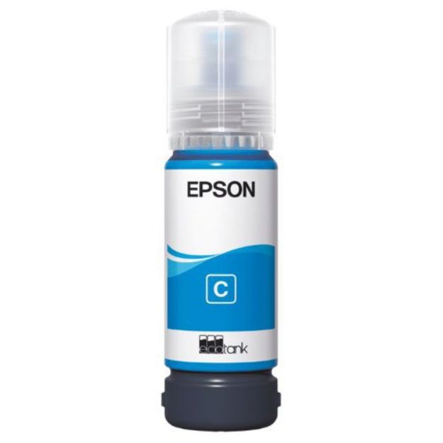 Picture of Epson 107 Cyan Ink Bottle  - C13T09B240