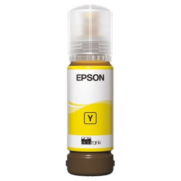 Picture of Epson 107 Yellow Ink Bottle  - C13T09B440