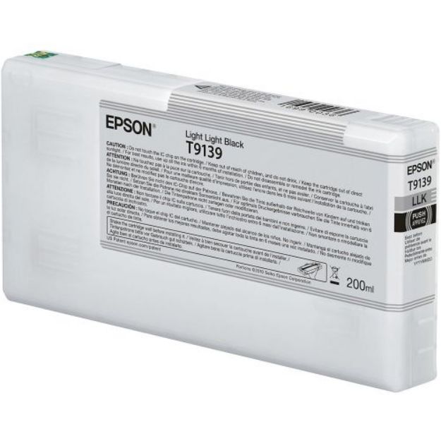 Picture of Epson T9139 Light Light Black Ink Cartridge 200ml - C13T913900