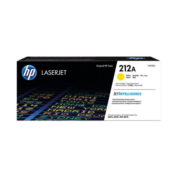 Picture of HP W2122A Yellow Standard Capacity Toner (HP 212A)