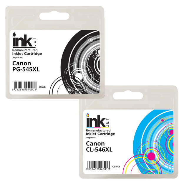 Picture of Remanufactured Canon Pixma TR4551 High Capacity Combo Pack Ink Cartridges