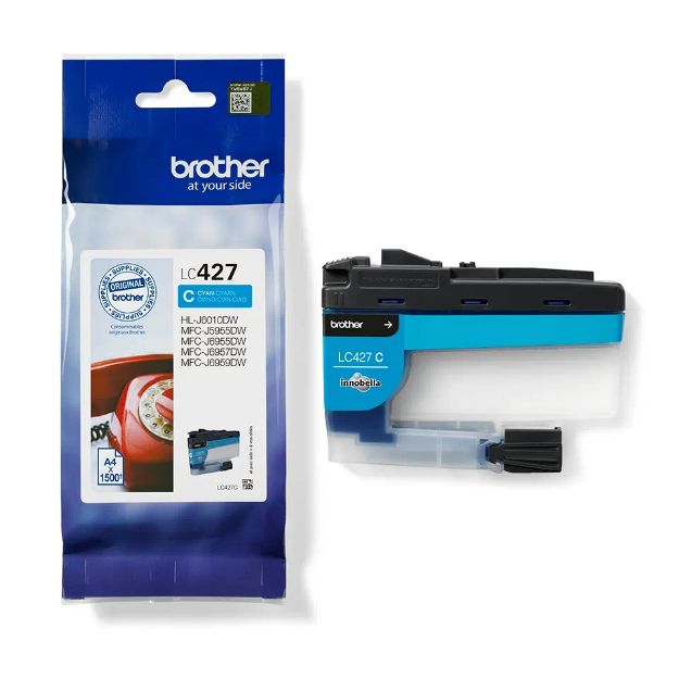 Picture of Genuine Brother HL-J6010DW Cyan Ink Cartridge