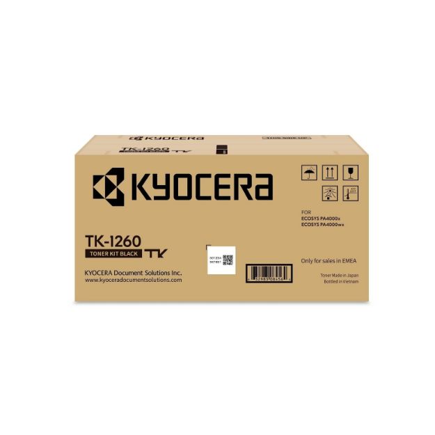 Picture of Genuine Kyocera TK-1260 Black Toner Cartridge