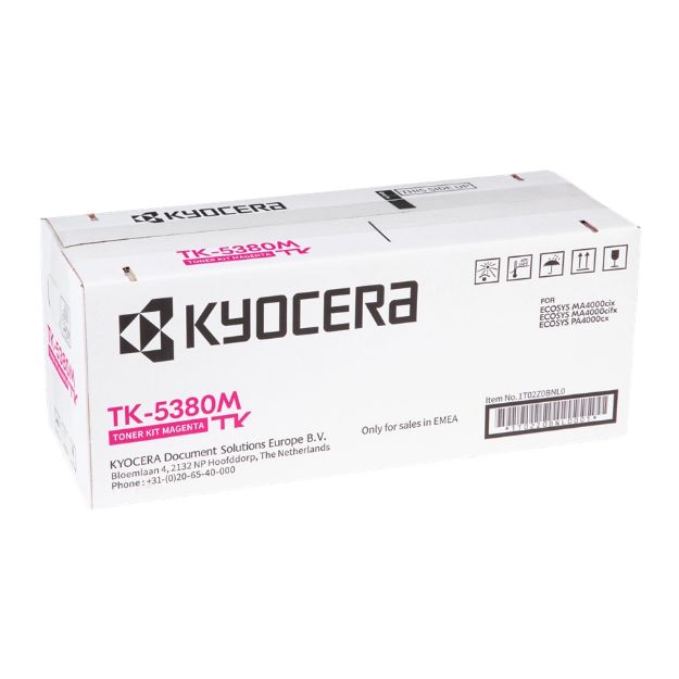 Picture of Genuine Kyocera TK-5380 Magenta Toner Cartridge
