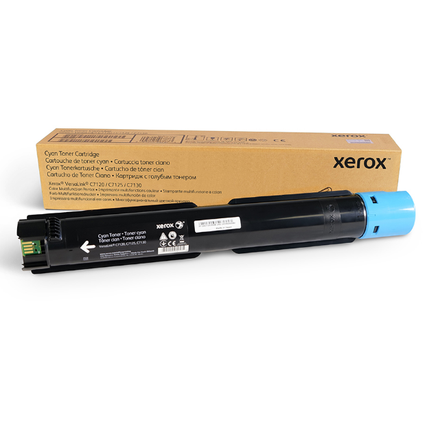 Picture of Genuine OEM Xerox VersaLink C7120 Cyan Toner Cartridge
