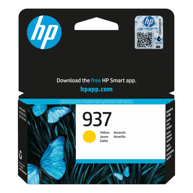 Picture of OEM HP Officejet Pro 9120e Yellow Ink Cartridge