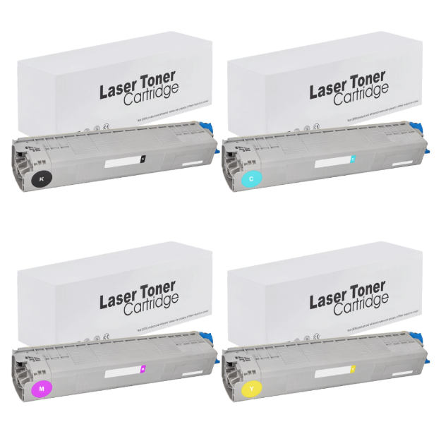 Picture of Compatible Oki C831n Multipack Toner Cartridges