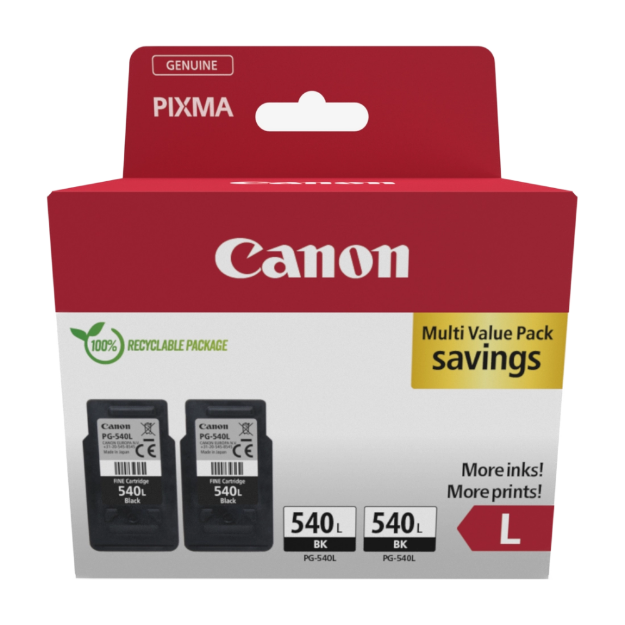 Picture of OEM Canon Pixma MG3550 Large Capacity Black Ink Cartridge Twinpack