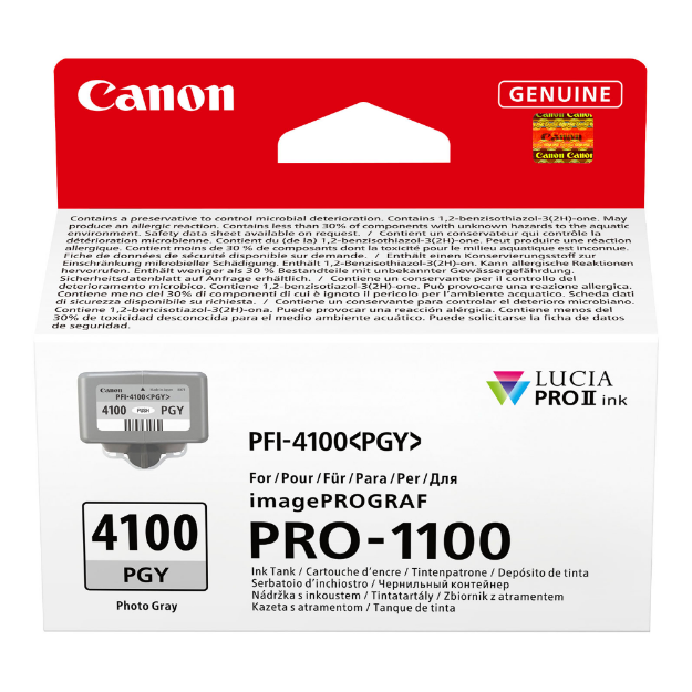Picture of OEM Canon ImagePROGRAF Pro-1100 Photo Grey Ink Cartridge