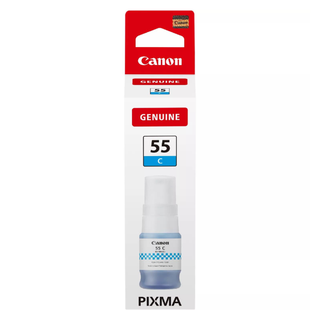 Picture of OEM Canon GI-55 Cyan Ink Bottle