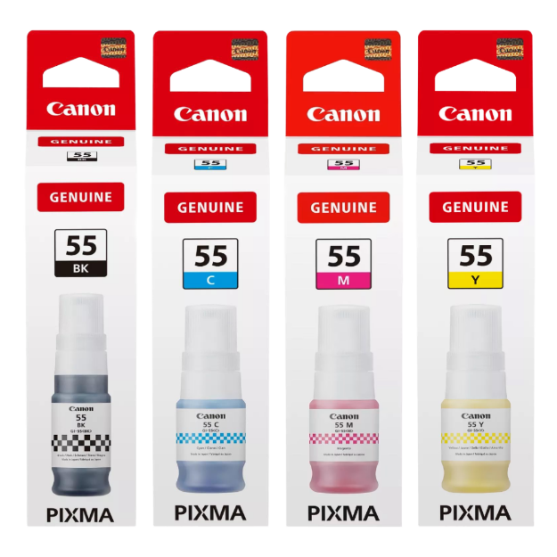 Picture of OEM Canon GI-55 Multipack Ink Bottles