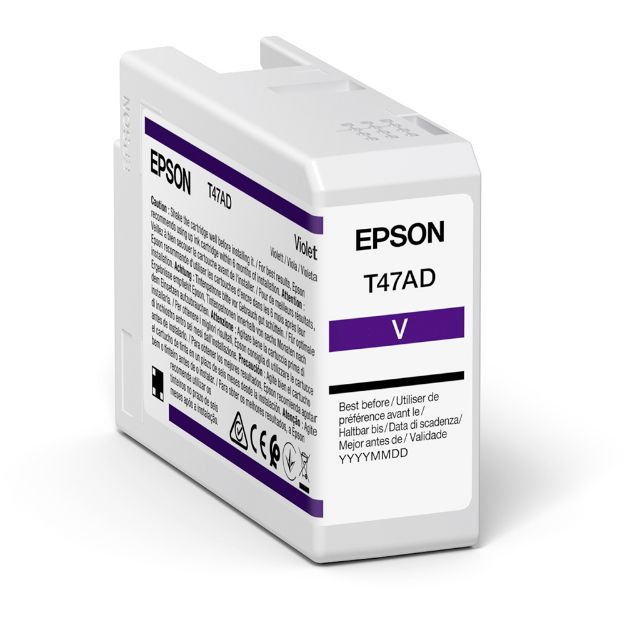 Picture of Epson T47AD Violet Pro10 Ink Cartridge 50ml - C13T47AD00