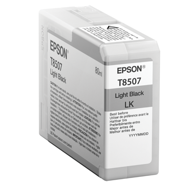 Picture of Epson T8507 Light Black Ink Cartridge 80ml - C13T850700