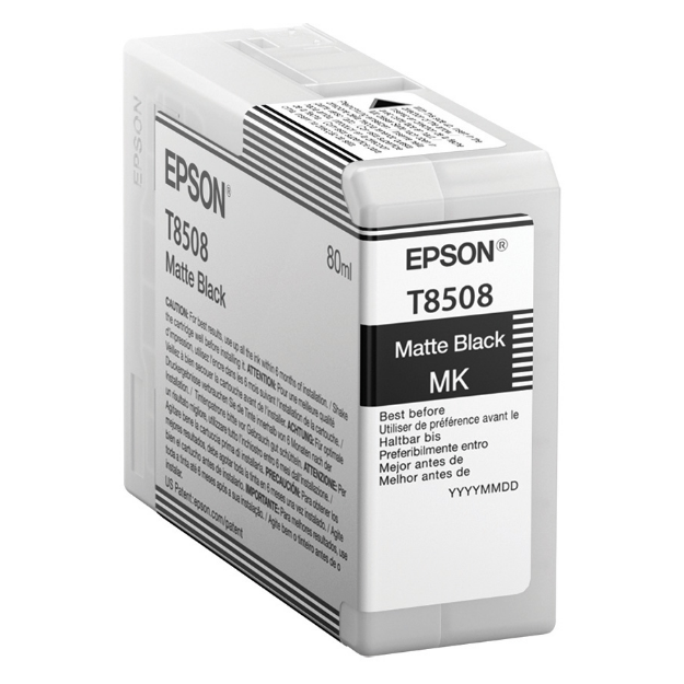 Picture of Epson T8508 Matte Black Ink Cartridge 80ml - C13T850800
