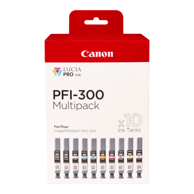 Picture of OEM Canon PFI-300 Multipack (10 Pack) Ink Cartridges