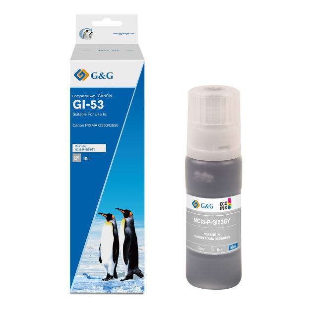 Picture of Compatible Canon Pixma G650 Grey Ink Bottle
