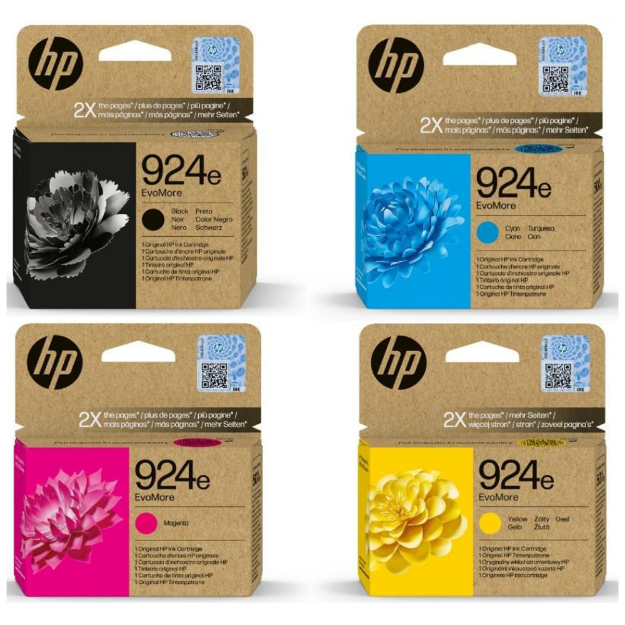 Picture of OEM HP OfficeJet Pro 8134 Multipack High Capacity Ink Cartridges