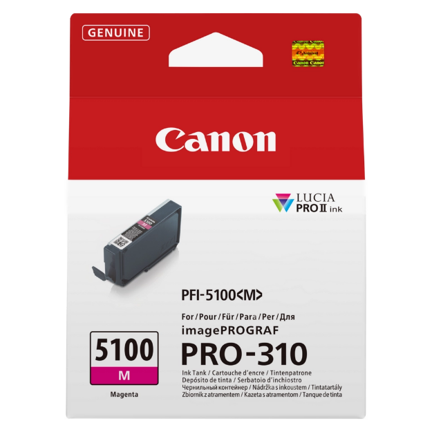 Picture of OEM Canon PFI-5100 Magenta Ink Cartridge