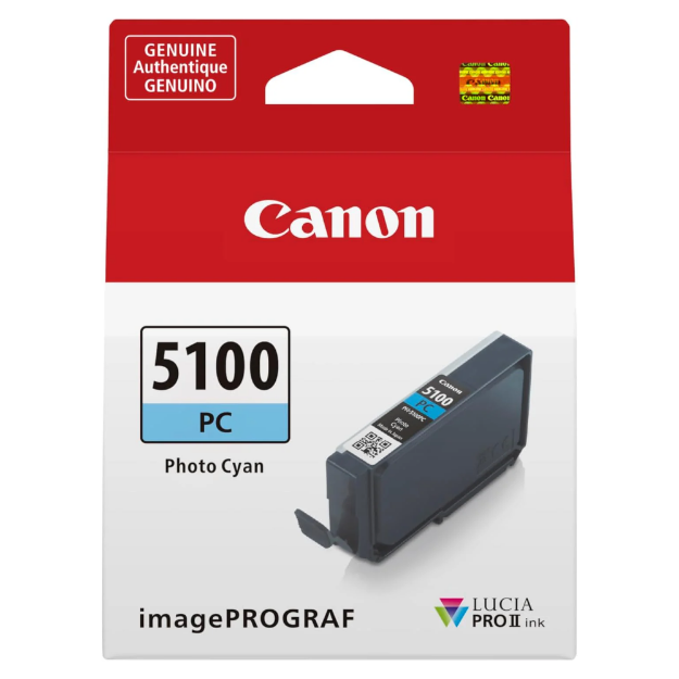 Picture of OEM Canon PFI-5100 Photo Cyan Ink Cartridge