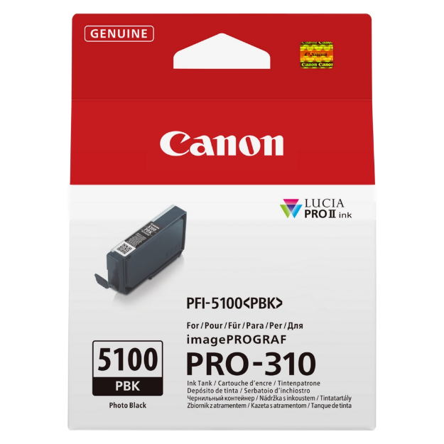 Picture of OEM Canon PFI-5100 Photo Black Ink Cartridge