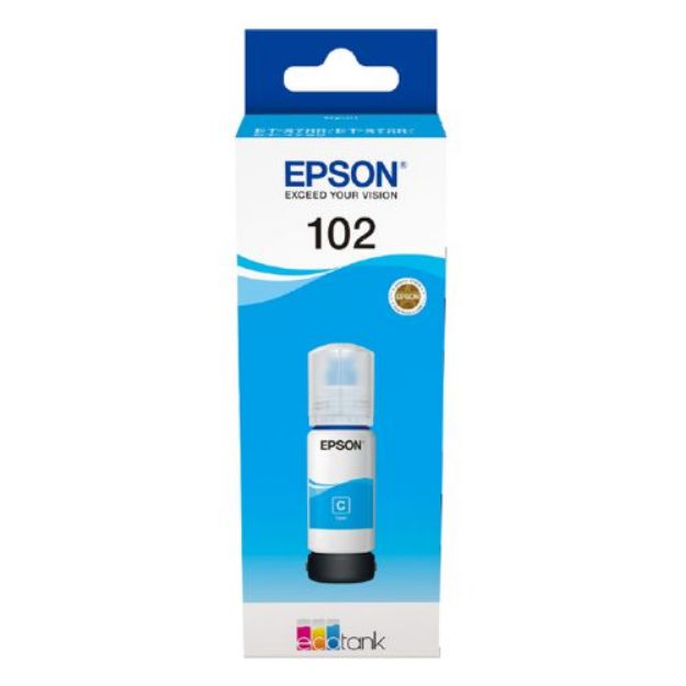 Picture of  Epson EcoTank ET-4956 Cyan Ink Cartridge