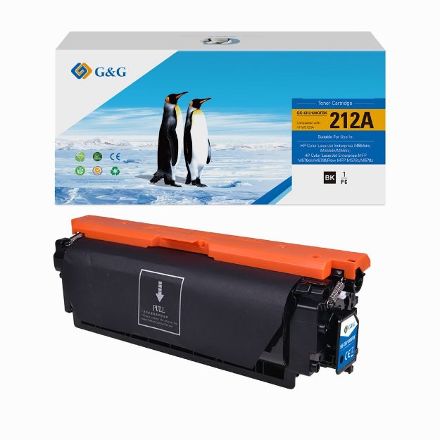 Picture of Compatible HP Color Laserjet Enterprise M555dn Black Toner Cartridge