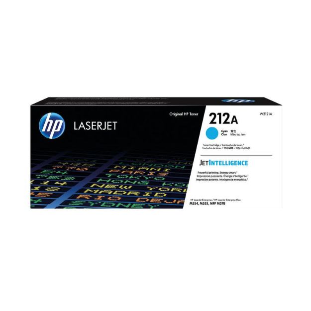 Picture of  HP Color Laserjet Enterprise M555x Cyan Toner Cartridge