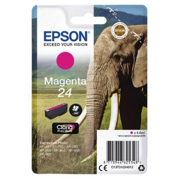 Picture of  Epson Expression Photo XP-65 Magenta Ink Cartridge