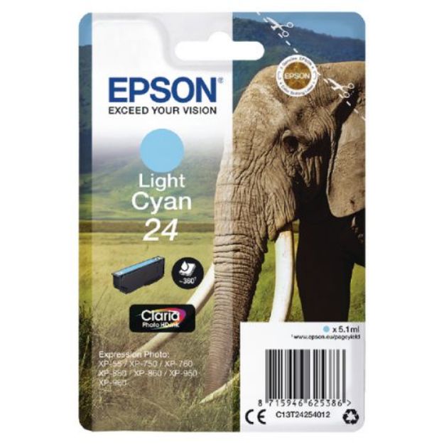 Picture of  Epson Expression Photo XP-65 Light Cyan Ink Cartridge