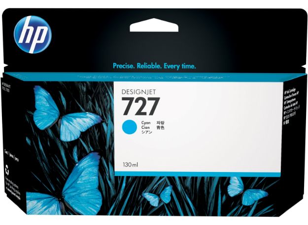 Picture of OEM  HP DesignJet T1530 Cyan Ink Cartridge